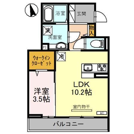 ラルジュ飯塚（高崎市飯塚町）の物件間取画像